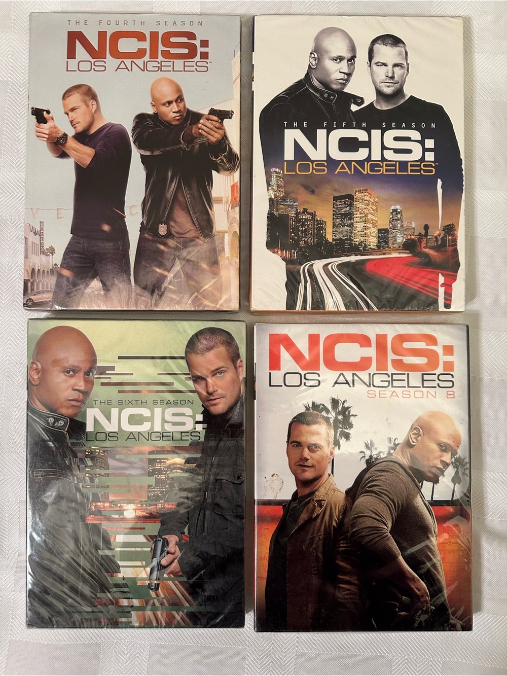 🎥🎬🍿 Sealed NCIS: Los Angeles DVD Seasons 4, 5, 6, & 8.